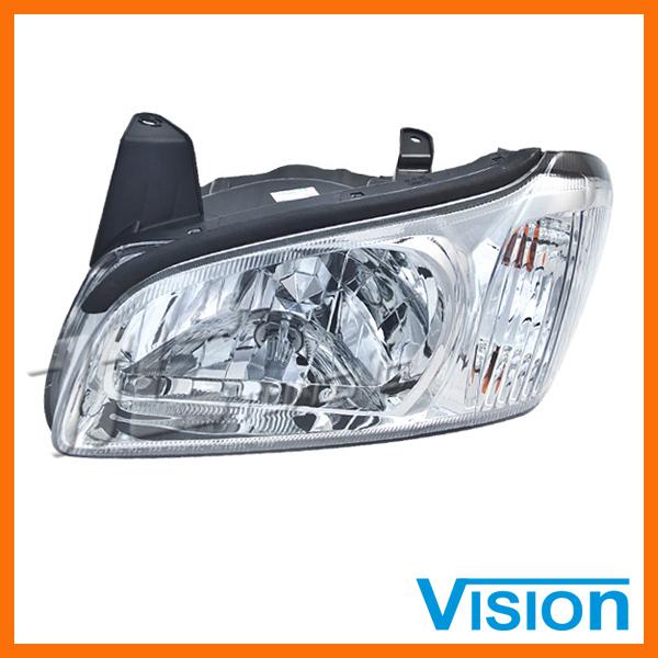 00-01 nissan maxima gle gxe se driver left l/h side head light lamp chrome bezel