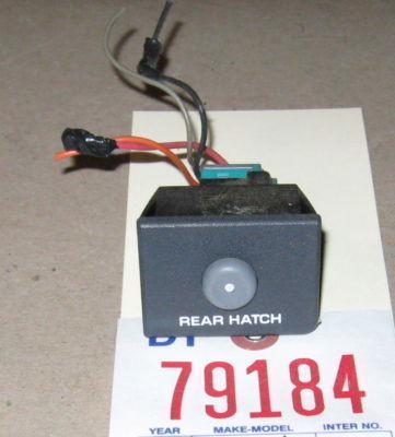 Chevy 95 s10 rear hatch/door release switch/button 1995