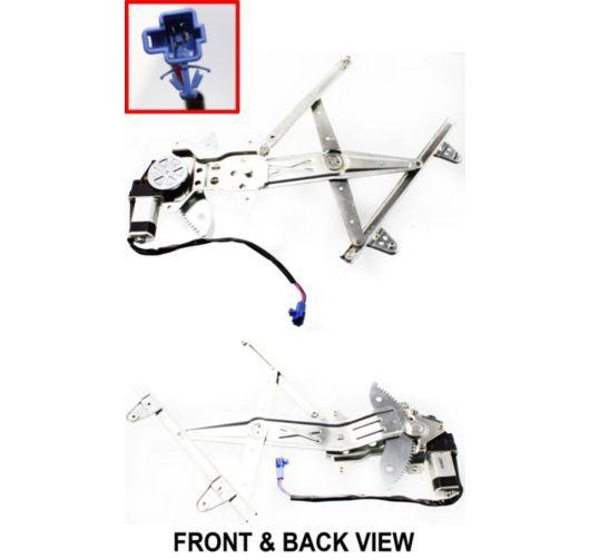 97-01 toyota camry window regulator w/ motor rear rh passenger side new