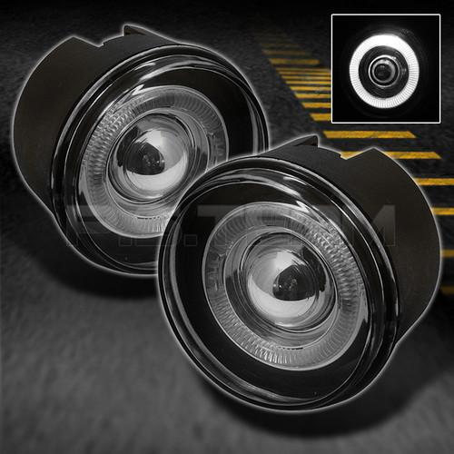 Smoked 05-09 grand cherokee dakota durango commander halo projector fog lights