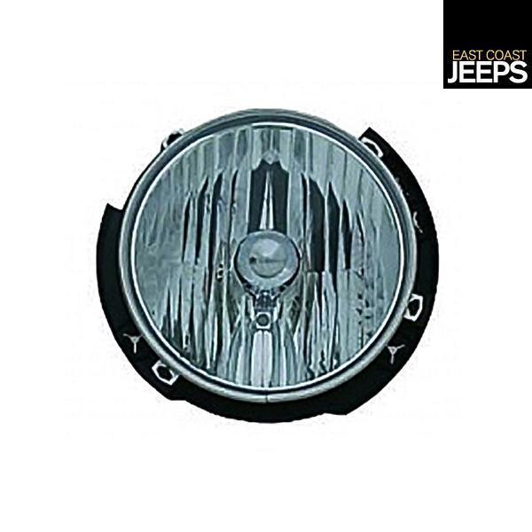 12402.21 omix-ada left headlight assembly, 07-10 jeep jk wranglers, by omix-ada