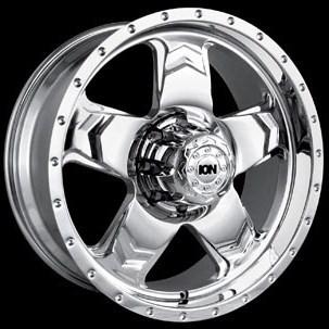 20" x 9" ion 177 escalade yukon colorado sierra qx4 suburban chrome wheels rims