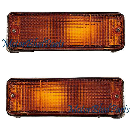 84-85 toyota corolla dx/le signal lights lamps l+r set