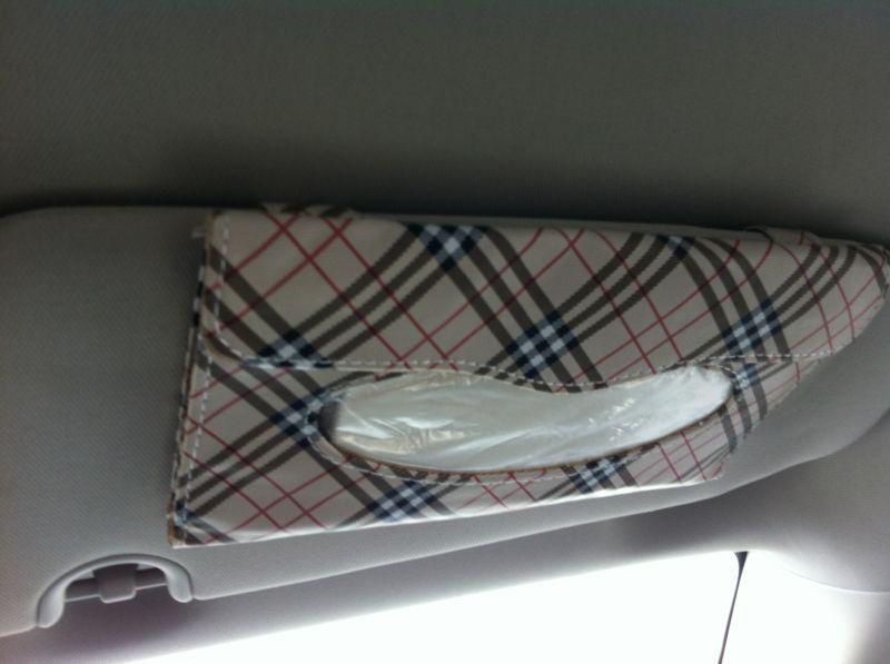 Safetest design, a tissue box holder on the visor , super convenient!