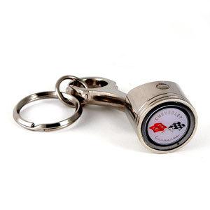 Corvette c1 piston keychain 