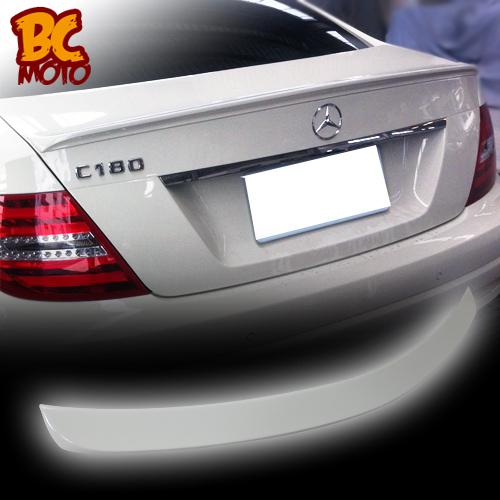 Painted mercedes benz c204 coupe a type rear boot trunk spoiler 2dr 744 silver ▼