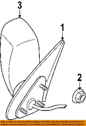 Jeep oem 5183228aa outside mirrors-mirror glass