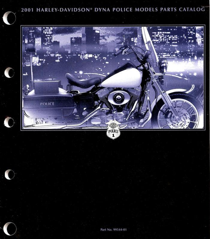 2001 harley-davidson fxdp dyna police parts catalog manual -defender