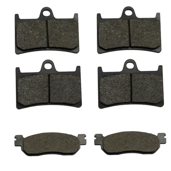 2002 2003 yamaha yzf r1 yzfr1 kevlar carbon front + rear brake pads 02 03