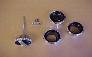 68 chevelle malibu interior dash knob set 1968  