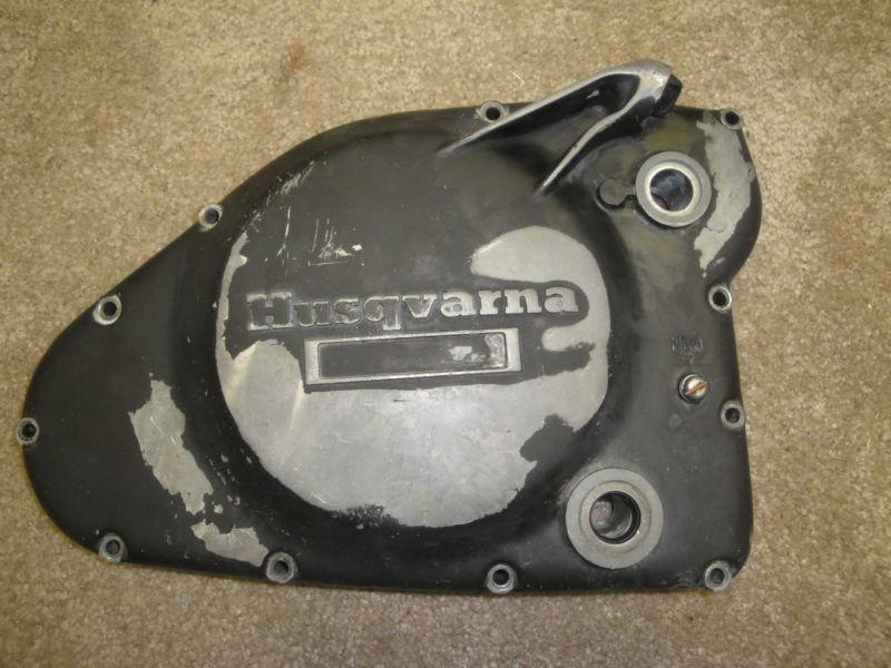 1974 husqvarna 450wr 450 wr clutch cover motor engine side case