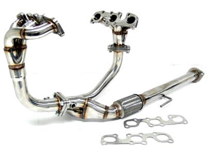 Obx exhaust manifold header 02-06 nissan altima v6 3.5l vq35de headers