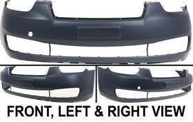 Primered new bumper cover front sedan hy1000163c 865111e010