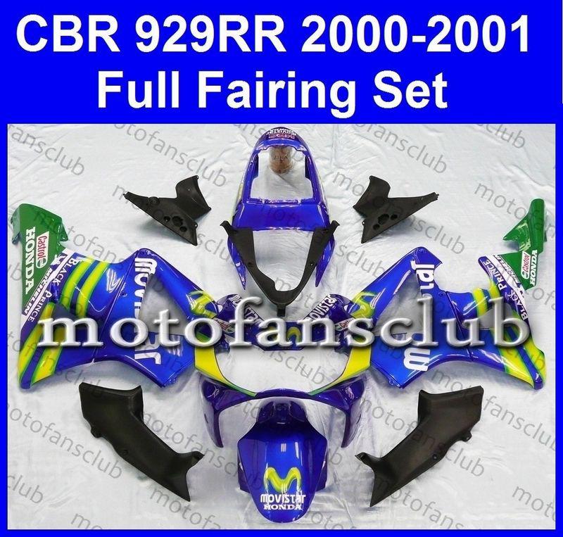 Fit honda 00 01 cbr929rr cbr 929 rr 2000 2001 fairing kit bodywork #02 b