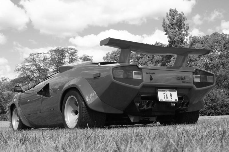 Lamborghini countach hd poster super car b&w print multiple sizes available