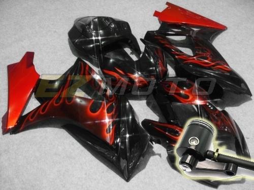 Free brake fluid reservoir! inj fairing for suzuki gsx r 1000 k7 07 08 eaa