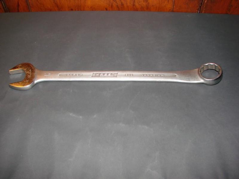 Large hazet 600 1 7/16 long combination wrench open box no longer made german