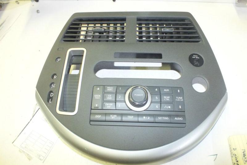 2007 2008 2009 nissan quest radio bezel w/ audio controls vp7arx-18608 oem c