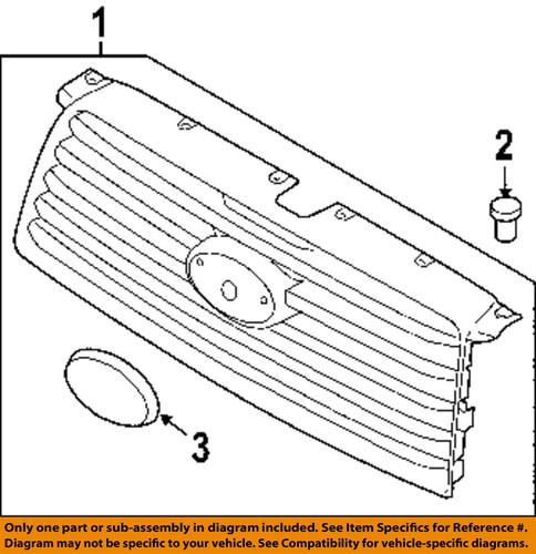 Subaru oem 91121sa140 grille-grille assembly