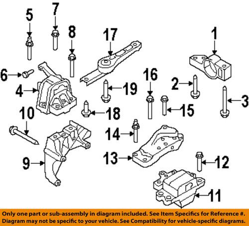 Volkswagen oem n91066101 front bumper & grille-impact bar bolt