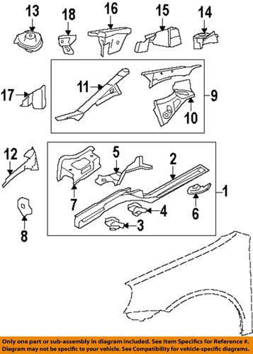 Volkswagen oem 1k0803128 fender-front retainer