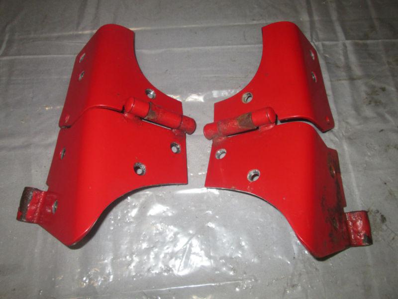 Jeep wrangler factory tj 97-06 windshield hinges driver and passenger red 1300