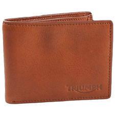 Triumph union embossed wallet with engraved logos brown leather #mtr7006