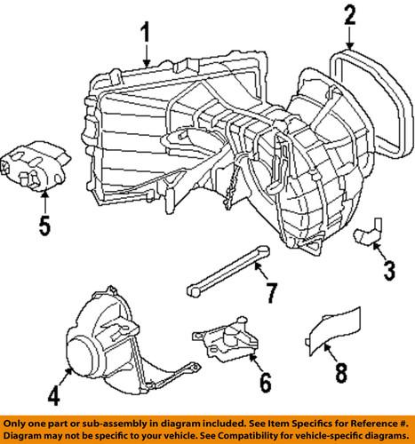 Volkswagen oem 7l0820021q hvac blower motor/blower motor