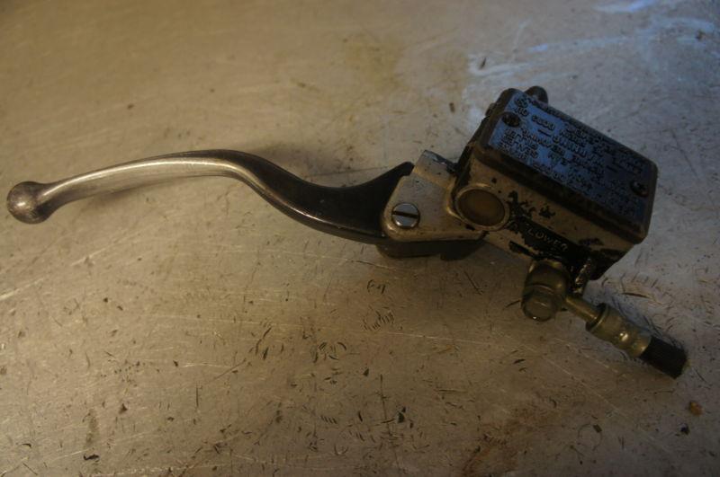 1987 honda trx250 250 fourtrax utility front brake master cylinder & lever 