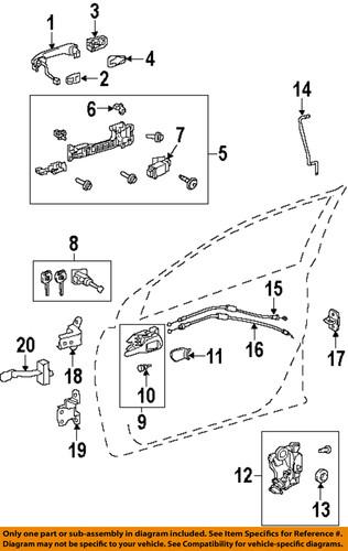 Toyota oem 6904042250 door lock motor/door lock actuator motor