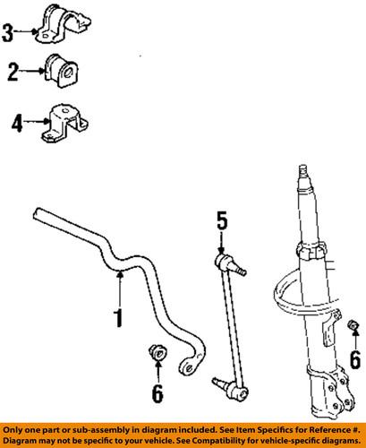 Toyota oem 9008017224 chassis component/suspension stabilizer bar link nut