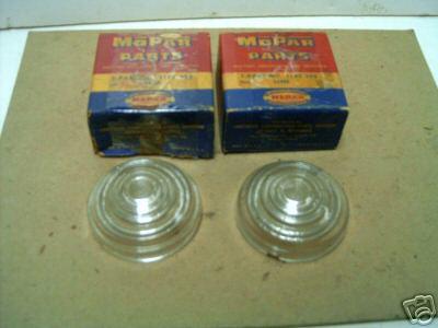 Mopar nos park lamp lenses 48-50 dodge trucks