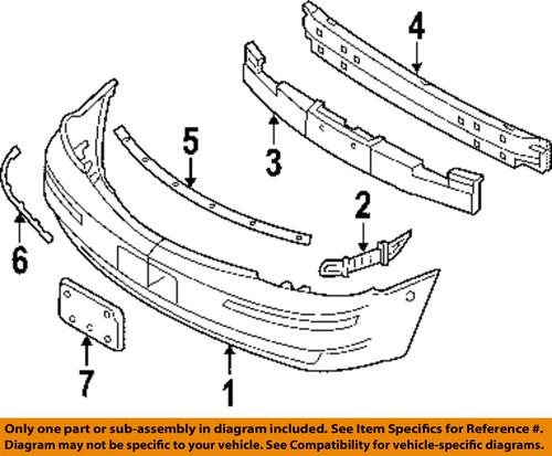 Ford oem 5g1z17c882aa bumper-absorber