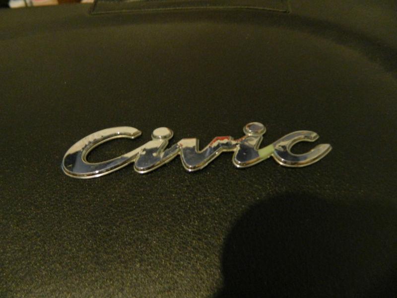 Honda civic emblem oem used 