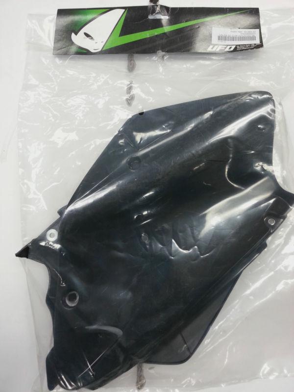 1996-2001 yamaha yz125 yz250 ufo plastics black side panels mx baja yz