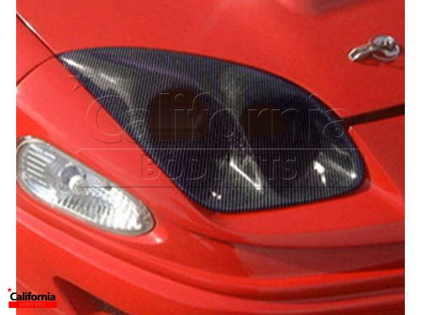 Cbk carbon fiber kaz headlight housings mitsubishi 3000gt 94-98 usa based