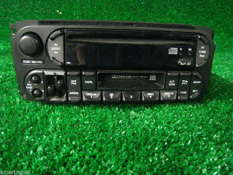 2004 jeep grand cherokee limited dash cd fm radio stereo player tuner