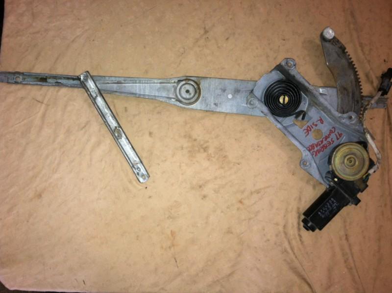 1997 chrysler sebring convertible window motor regulator right side passenger