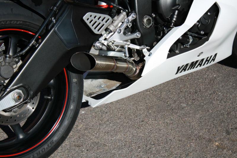 Custom exhaust - this example is 2009 yamaha r6