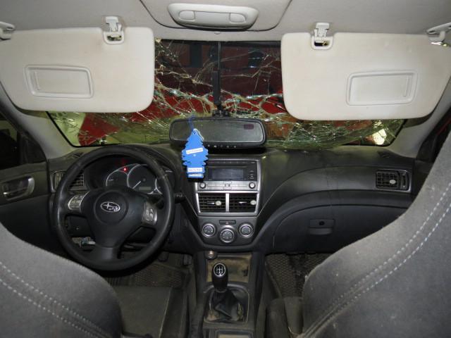 2008 subaru impreza floor center console gray 2517685