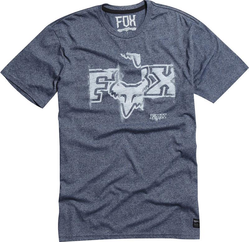 Fox zero excess navy tee shirt t-shirt motocross t tshirt mx 2014