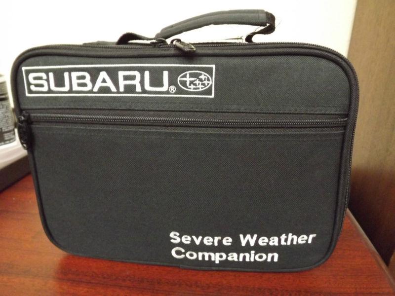  severe weather companion, emergency kit, survival, genuine subaru