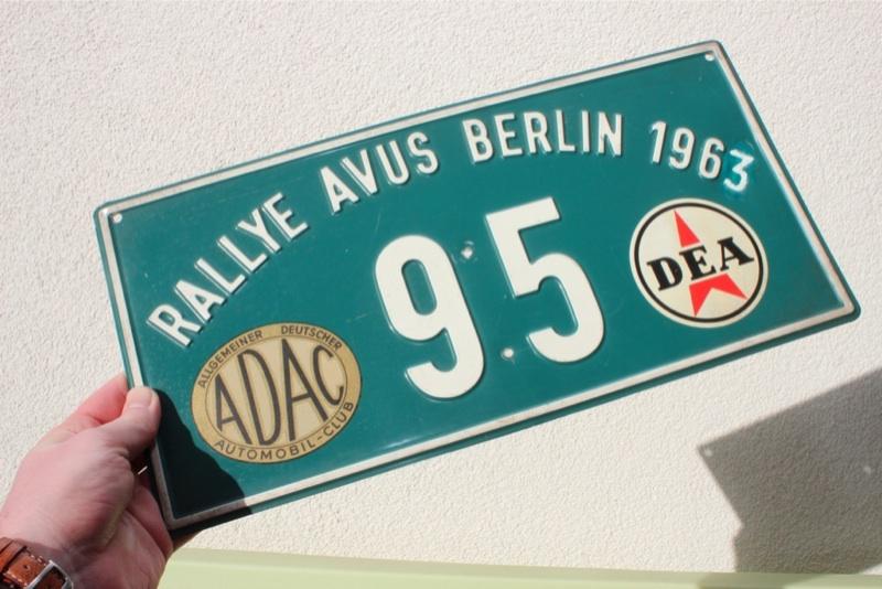 Avus rallye adac sign vw beetle split porsche 356 911 mercedes benz 190 sl dea