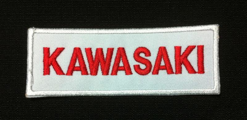 Kawasaki embroidered patch iron on badge motorcycle logo moto biker racing race