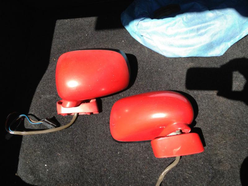 Vw volkswagen corrado oem side mirror housing pair mclaren f1 flash red