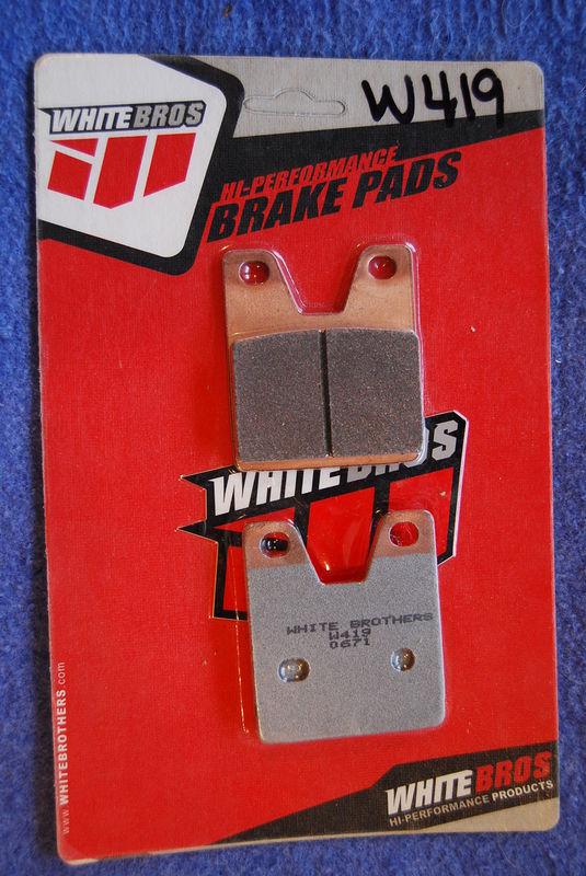 White brothers / dp brake pads  yamaha yzf-r7 and yzf-r1