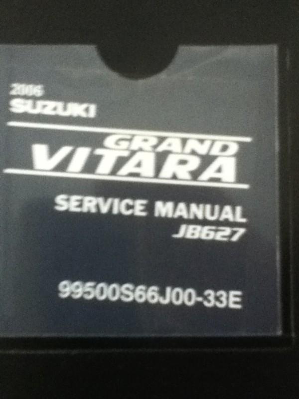 Suzuki 2006 grand vitara jb627 service manual