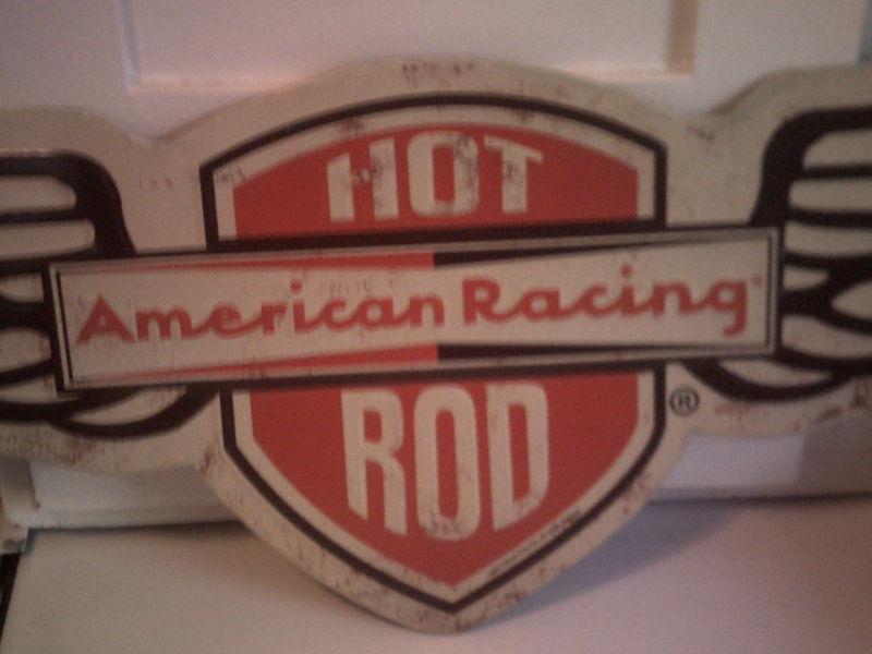 Large 21" american vintage style racing hot rod sign,racing,garage,man cave,bar.