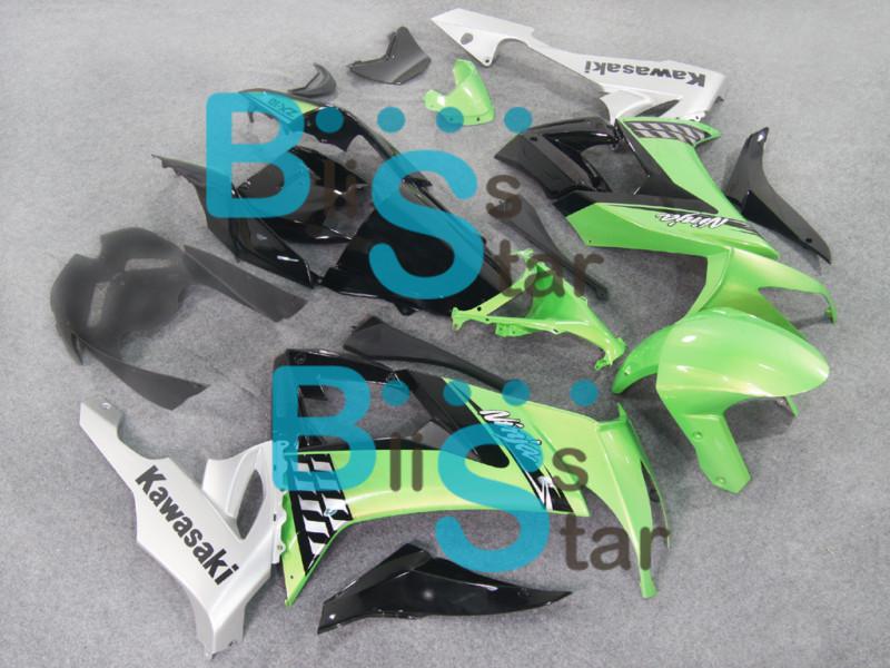 Injection mold fairing fit for kawasaki ninja zx10r zx-10r 2008-2010 2009 e18 w2