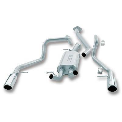 Gmc sierra 1500 borla stainless steel cat-back system 14824